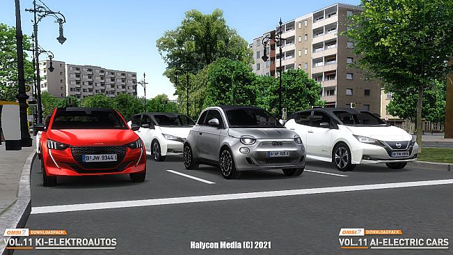 OMSI 2 Add-on Downloadpack Vol. 11 - AI Electric Cars