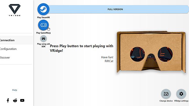 VRidge - GameWarp unlock
