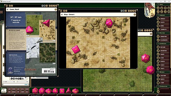 Fantasy Grounds - Pathfinder RPG - Pathfinder Flip-Mat: Basic Environments Multi-Pack