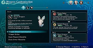 Trinity Trigger - Azure Dragon Sword (Cyan)