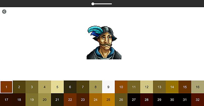 Color by Number - Medieval Portrait