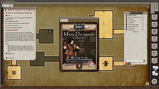 Fantasy Grounds - Mini-Dungeon #013: The Case of the Scrupulous Pawnbroker (5E)