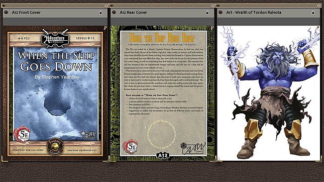 Fantasy Grounds - A12: When the Ship Goes Down (5E)