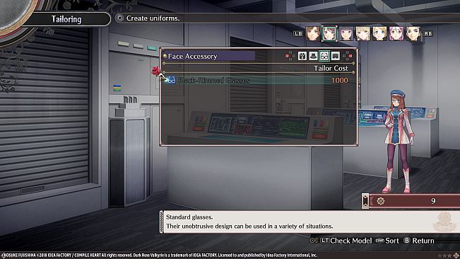 Dark Rose Valkyrie: Dark Rose Waitress Set