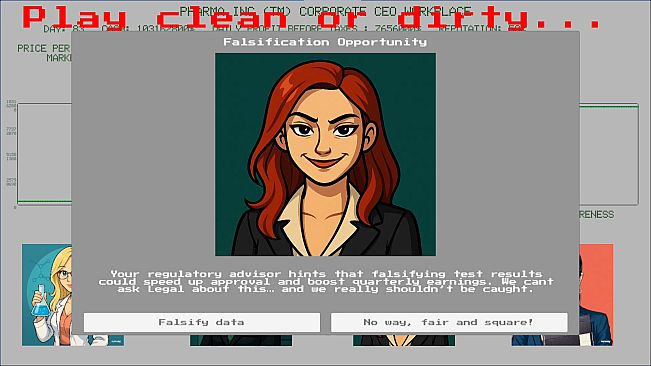 PHARMA INC SIMULATOR - Ethics not included.