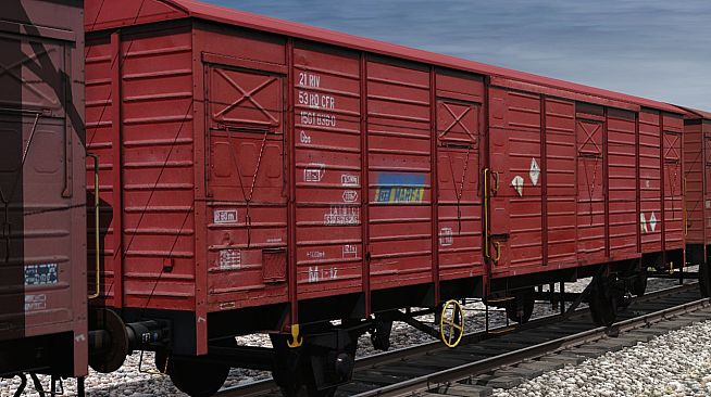 Trainz 2022 DLC - CFR Marfa Gbs/Gbgs freight car pack