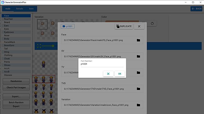 Character Generator Plus