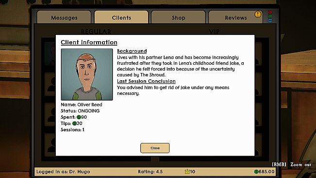 The Dreadthorn Therapist