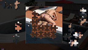 Jigsaw Puzzle - Futanari Pool Party