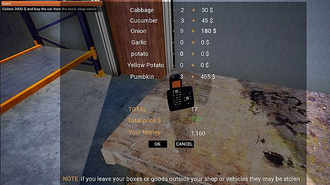 VEGTERIA - Vegetable Shop Simulator