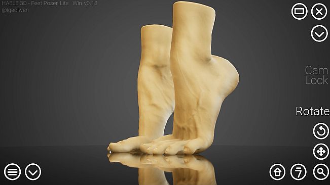 HAELE 3D - Feet Poses Lite - Drawing References