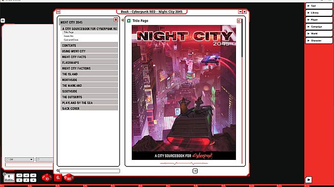 Fantasy Grounds - Cyberpunk RED - Night City 2045