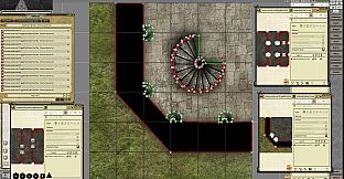 Fantasy Grounds - Pathfinder RPG - Flip-Tiles - Fortress Starter Set