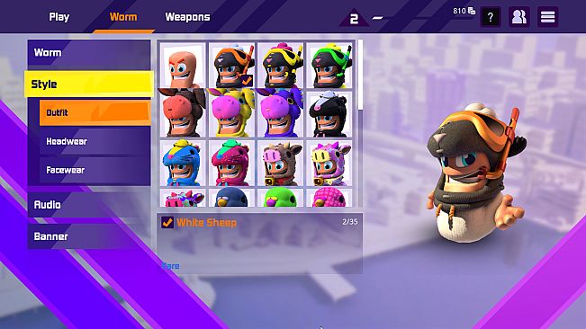 Worms Rumble - Legends Pack