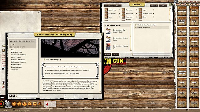 Fantasy Grounds - The Sixth Gun: The Winding Way (Savage Worlds)