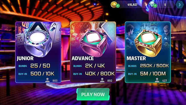 Poker Master - Texas Hold'em, Roulette, Blackjack, Baccarat, Omaha, Slots, Teen Patti