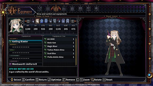 Death end re;Quest 2 - Ultimate Weapon Set