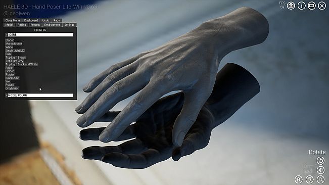 HAELE 3D - Hand Poses Lite - Drawing References