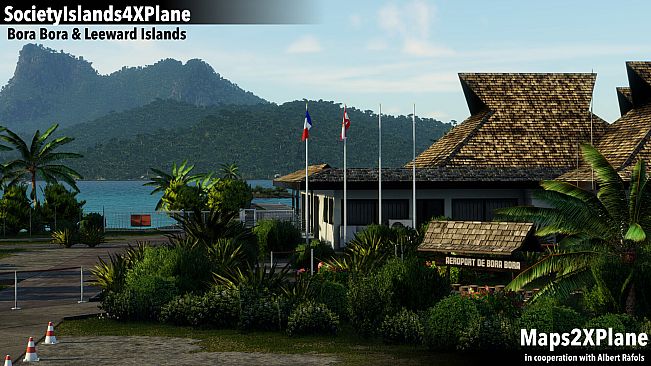 X-Plane 12 Add-on: Aerosoft - Society Islands XP - Bora Bora & Leeward Islands