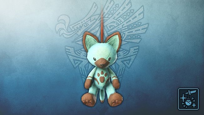 Monster Hunter World: Iceborne - Pendant: Mint Felyne Teddy