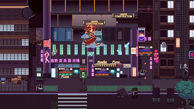 RPG Maker MV - Winlu Cyberpunk Tileset - Exterior