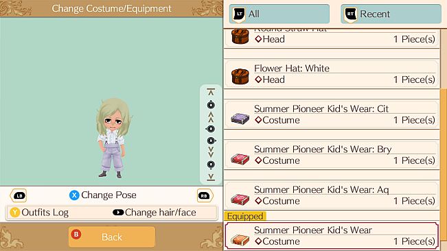 Frontier Summer Clothes Set - WorldNeverland - Daily Life in the Elnea Kingdom - Another Life Adventure