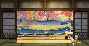 Touken Ranbu Warriors - Honmaru Backdrop "Autumn Leaves"