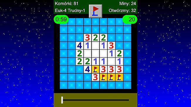 Non-Euclidean Minesweeper