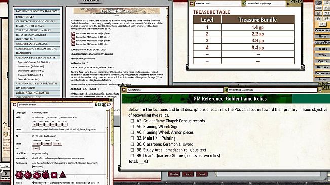 Fantasy Grounds - Pathfinder 2 RPG - Pathfinder Society Scenario #1-03: Escaping the Grave (PFRPG2)