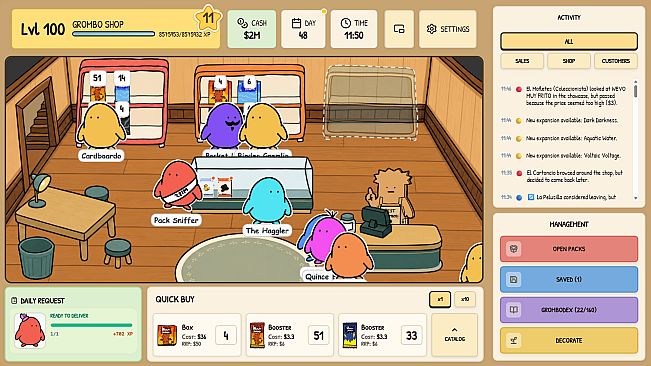 Grombo Card Shop Idle
