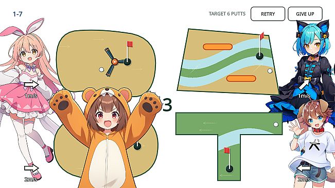 4 SCREENS, 1 PUTT
