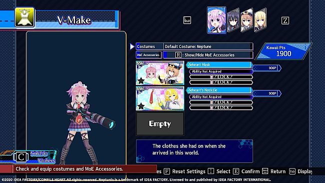 Neptunia Virtual Stars - Ileheart Pack
