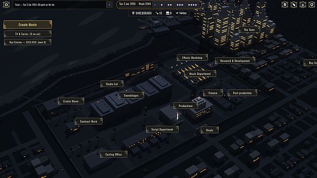 Backlot: Hollywood Studio Tycoon