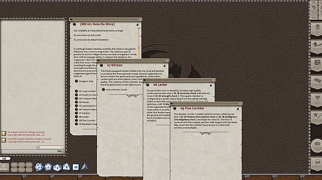 Fantasy Grounds - Mini-Dungeon #011: Buta No Shiro (5E)