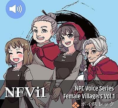 RPG Maker MZ - NPC Female Villagers Vol.1