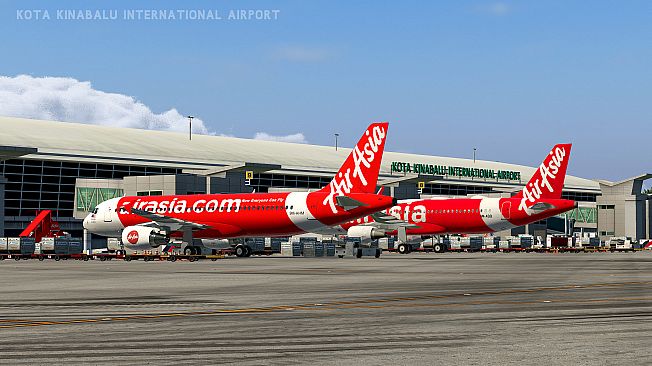 X-Plane 11 - Add-on: JustAsia - WBKK - Kota Kinabalu Airport