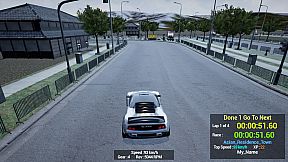 1980s & 90s Style - Retro Track Car Racer