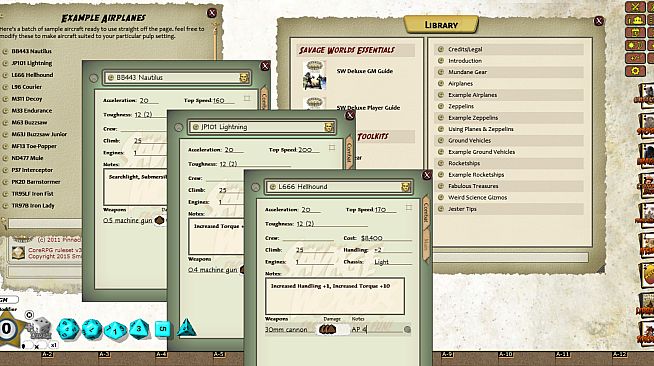 Fantasy Grounds - Pulp Gear Toolkit (Savage Worlds)