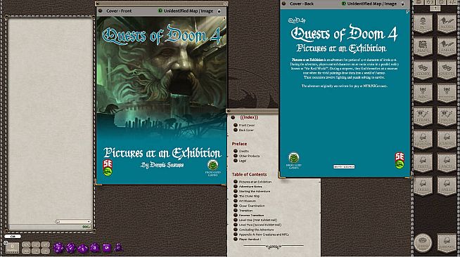Fantasy Grounds - Quests of Doom 4: Pictures at an Exhibition (5E)