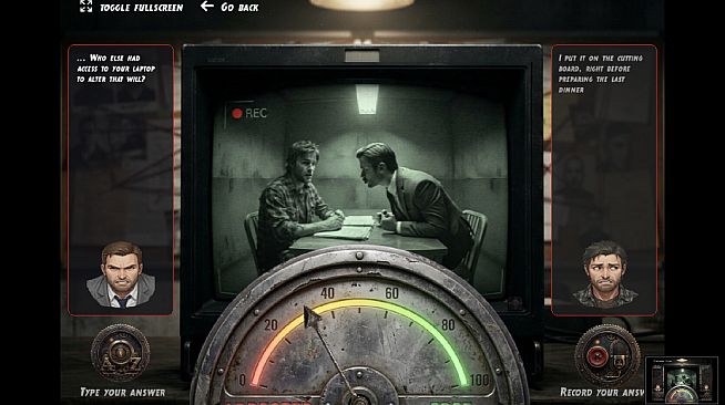 Suspicious Minds: interrogation simulator