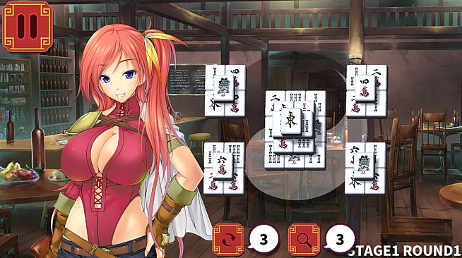 Mahjong Strip Solitaire: Harem Guild