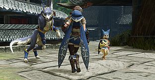MONSTER HUNTER RISE - "Using the Wall" Pose Set