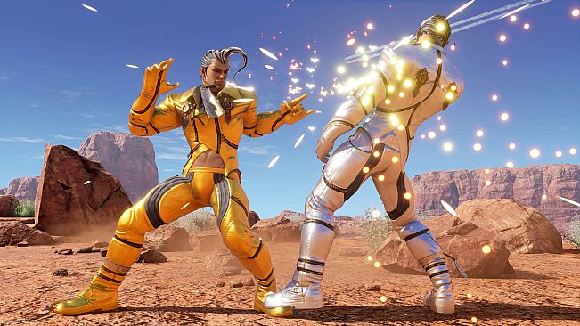 FIGHTING EX LAYER - Color Gold/Silver: Rosso