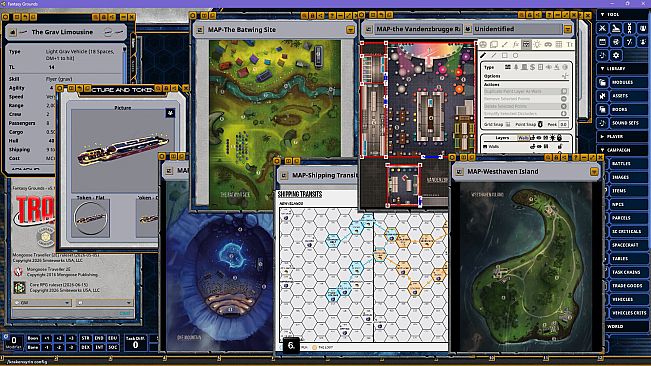 Fantasy Grounds - Traveller-The Infinity Suite
