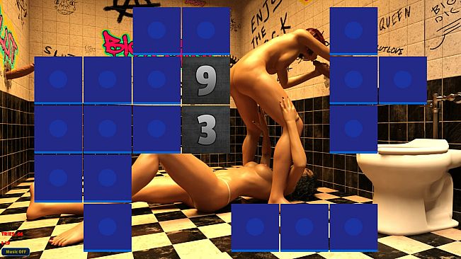 Sexy Memory Puzzle - Gloryhole Girls