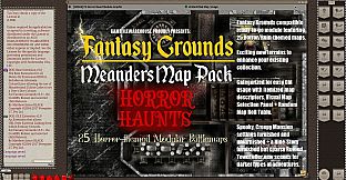 Fantasy Grounds - Meanders Map Pack: Horror Haunts (Map Pack)