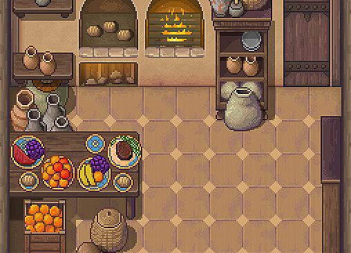 RPG Maker MV - Winlu Fantasy Tileset - Desert Interior