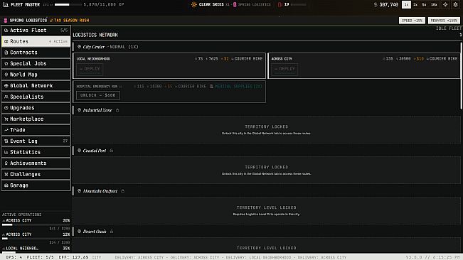 Fleet Manager: Logistics Simulator