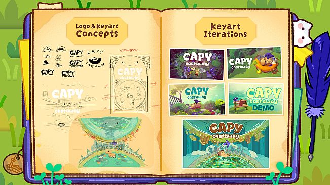 Capy Castaway Digital Artbook