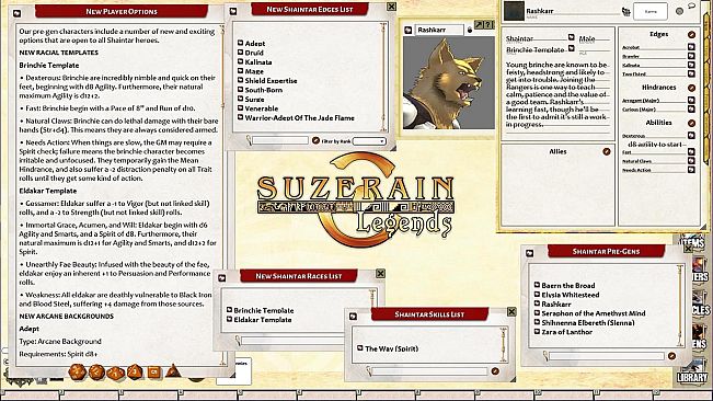 Fantasy Grounds - Shaintar JumpStart (Savage Worlds)